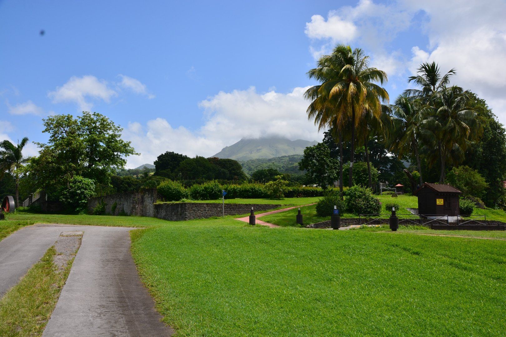 Blick auf Montagne Pelee