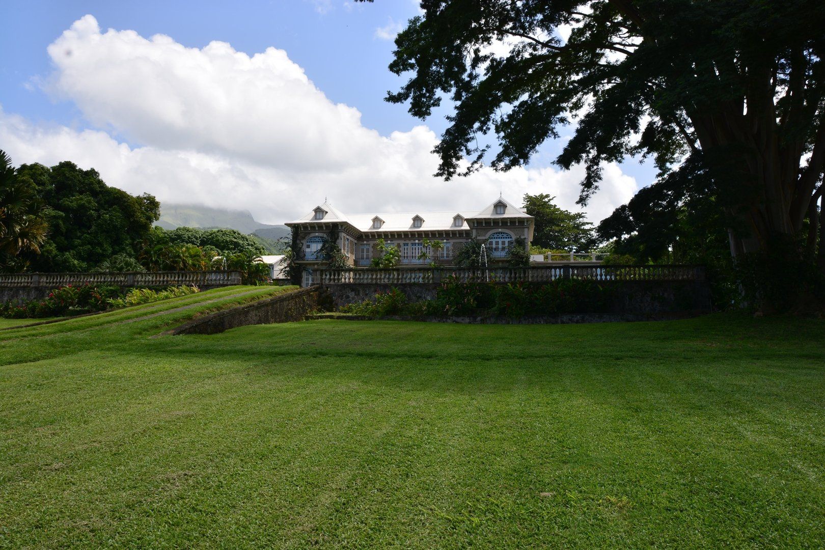 Herrenhaus auf dem Gelände der Destillerie Depaz in Saint-Pierre, Martinique