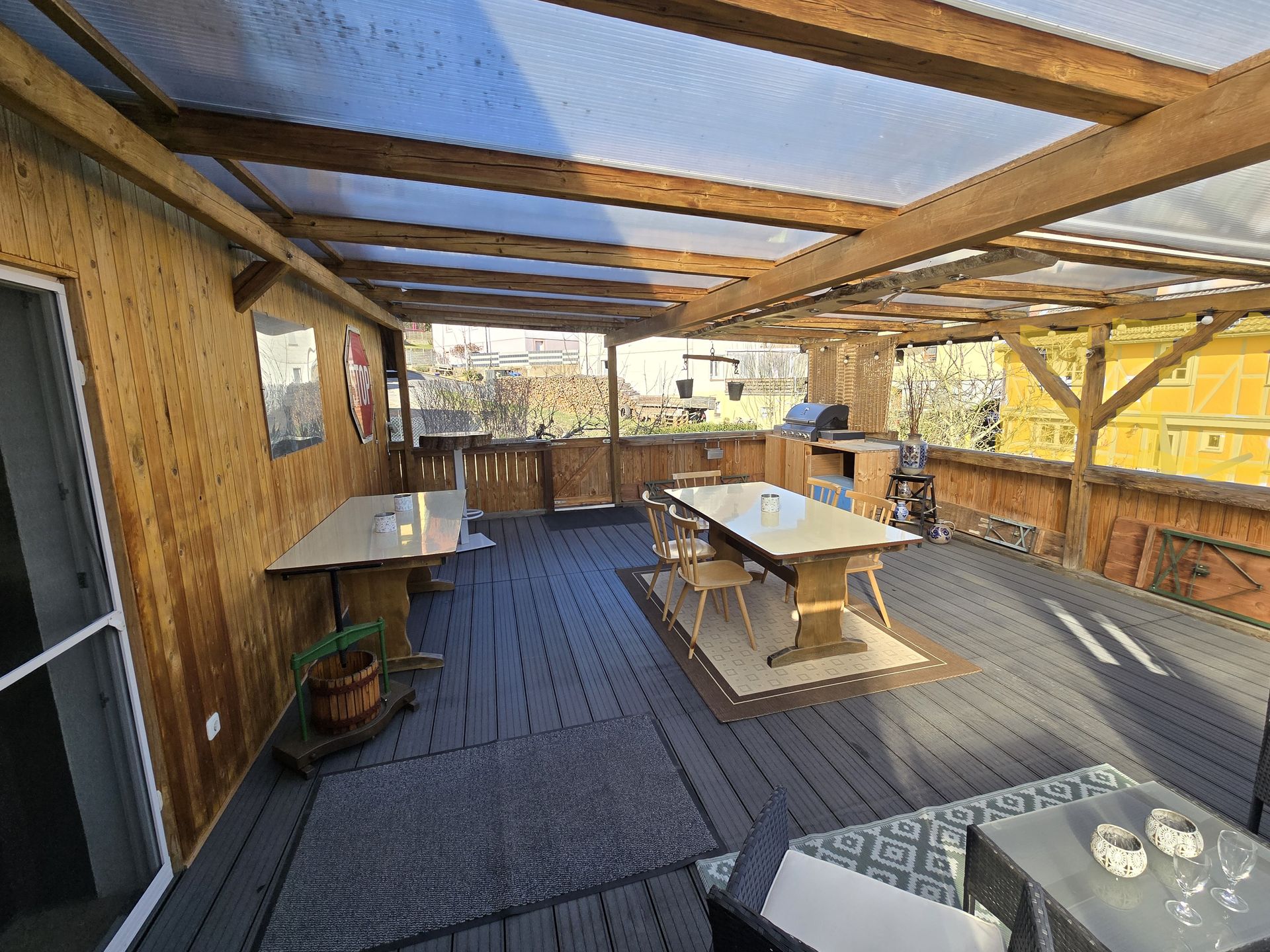 Ilka's Lodge Terrasse
