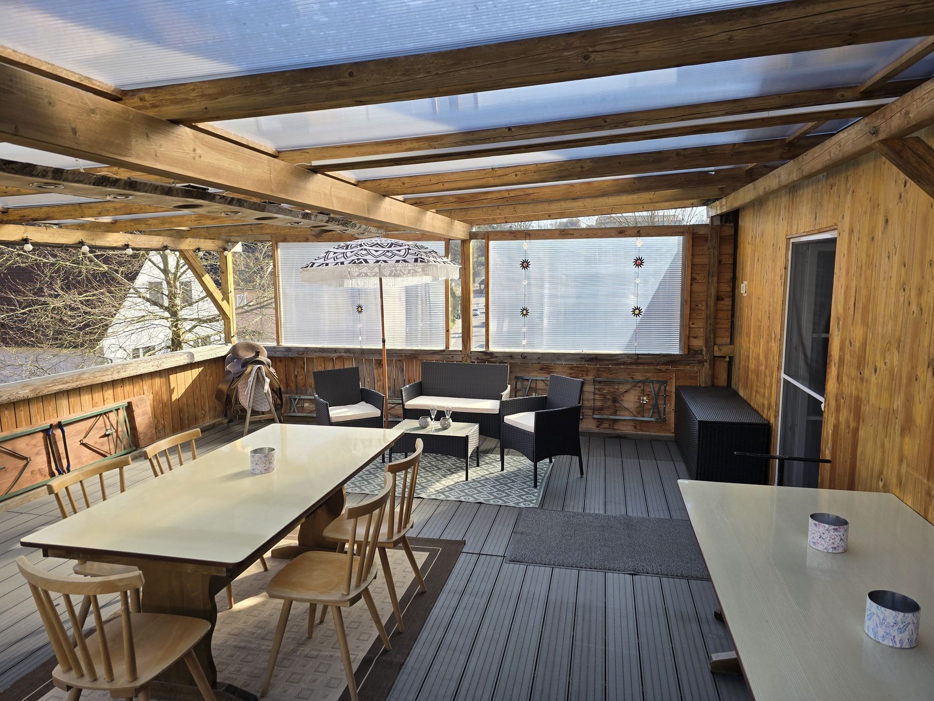 Ilka's Lodge Terrasse