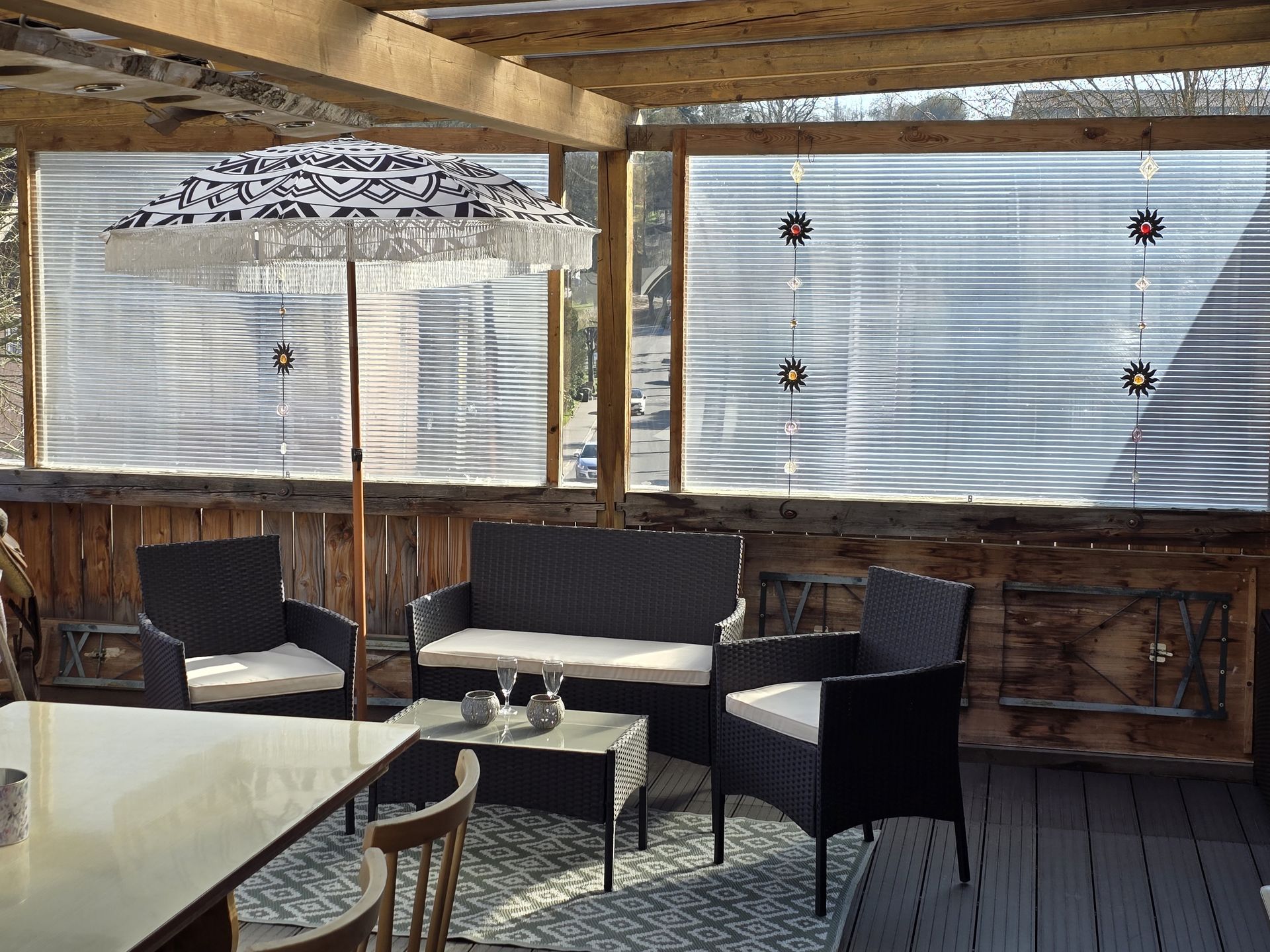 Ilka's Lodge Terrasse