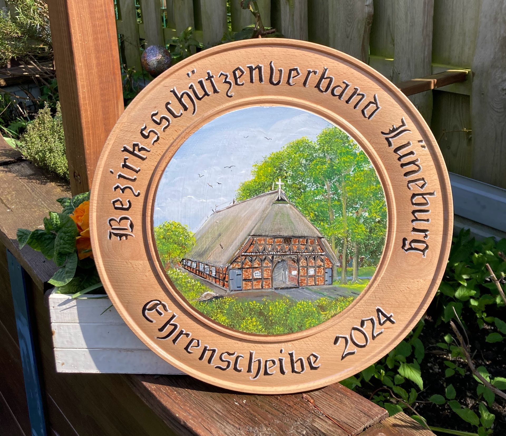 Ehrenscheibe Bezirksschützenverband Lüneburg