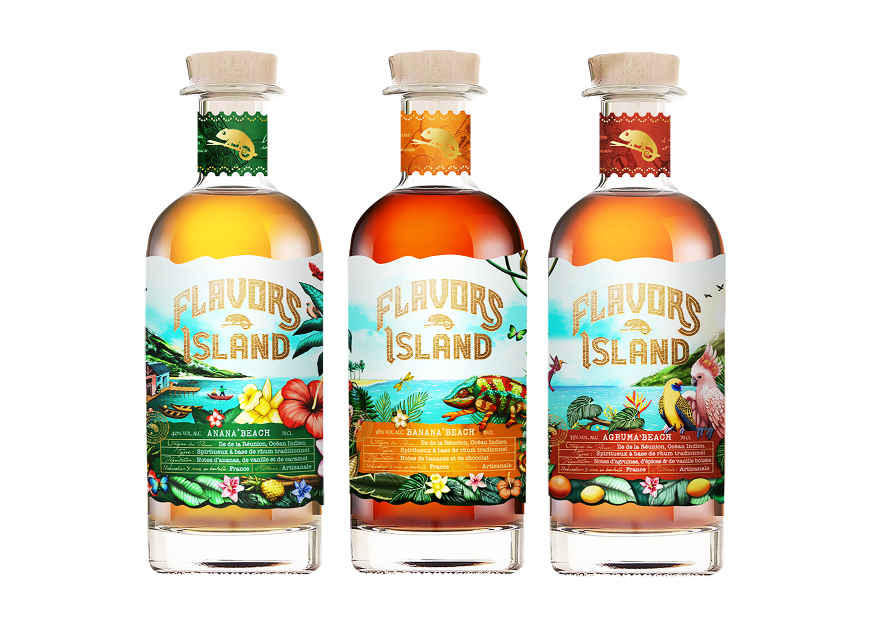 Flavors Island Rum Family