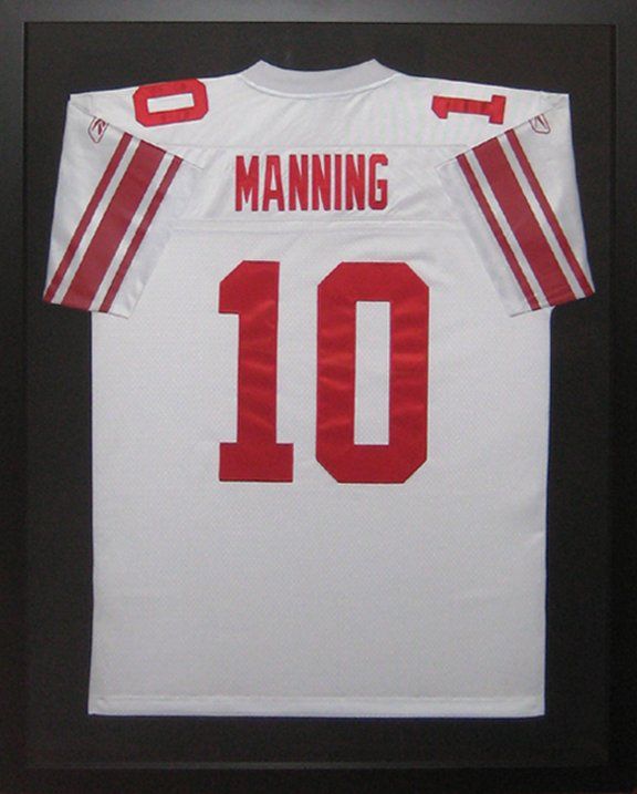 Eli Manning Signed Giants 35x43 Custom Framed Jersey (JSA, 58% OFF