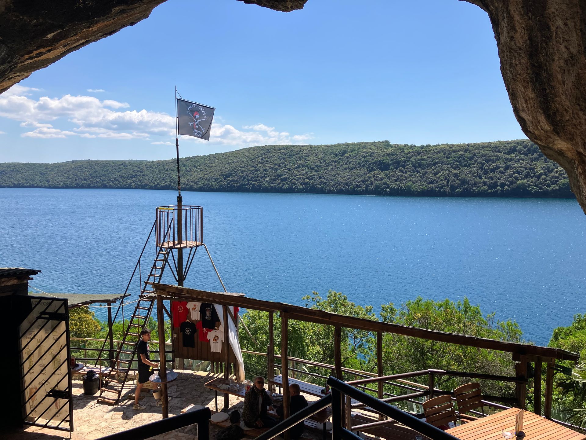 Ausblick von der Piratenhöhle auf Limfjord