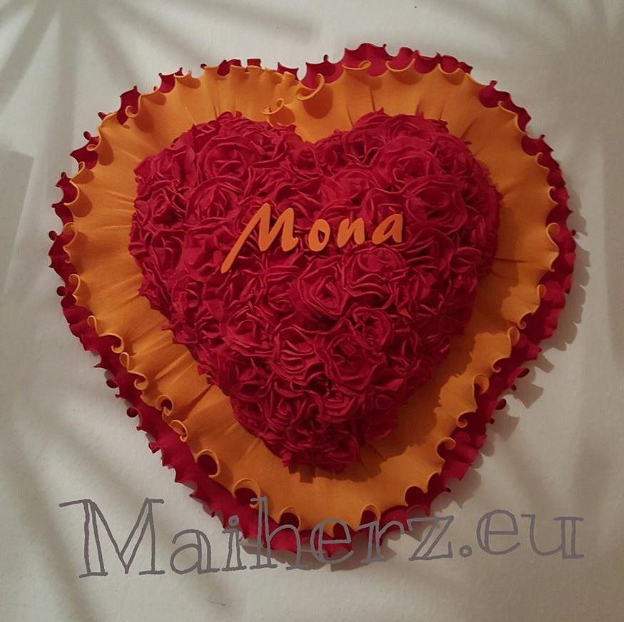Maiherz mit Liebe für die Liebe