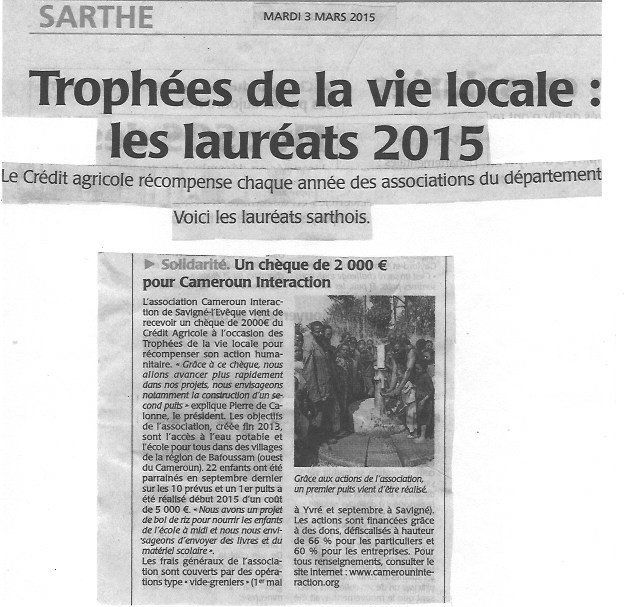 Articles de Presse