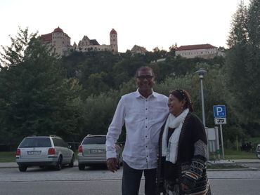 Javed mit seiner Frau Zeenat Sept.2021