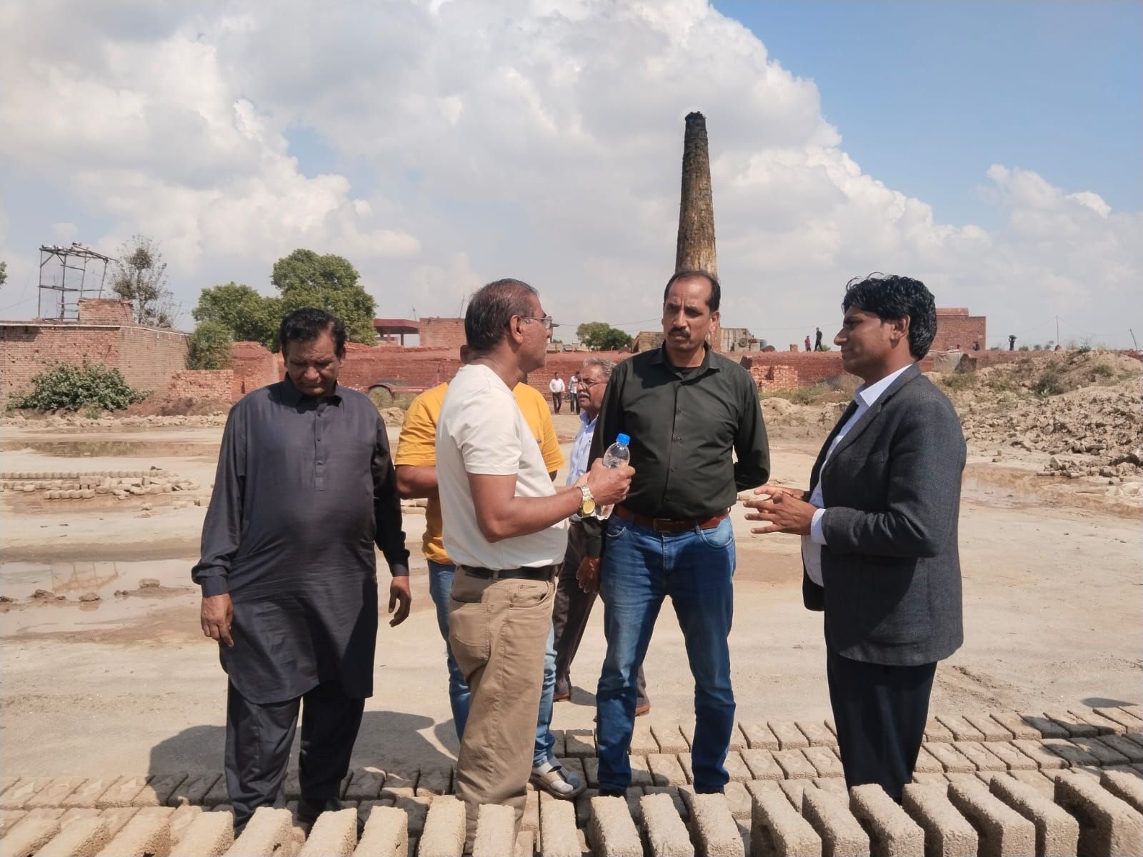 Javed, Pastor Kalib und Pastor Qaiser Masih