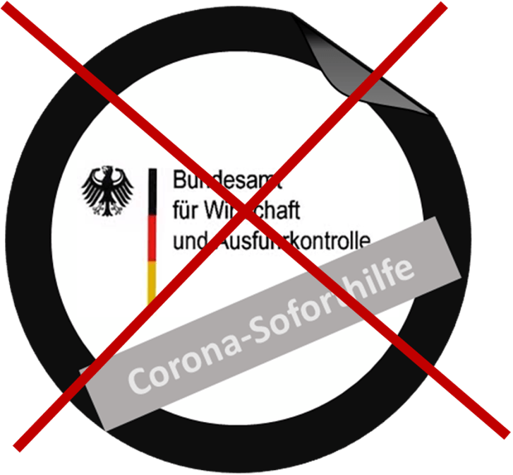 Corona-Soforthilfe vom BAFA gestrichen!