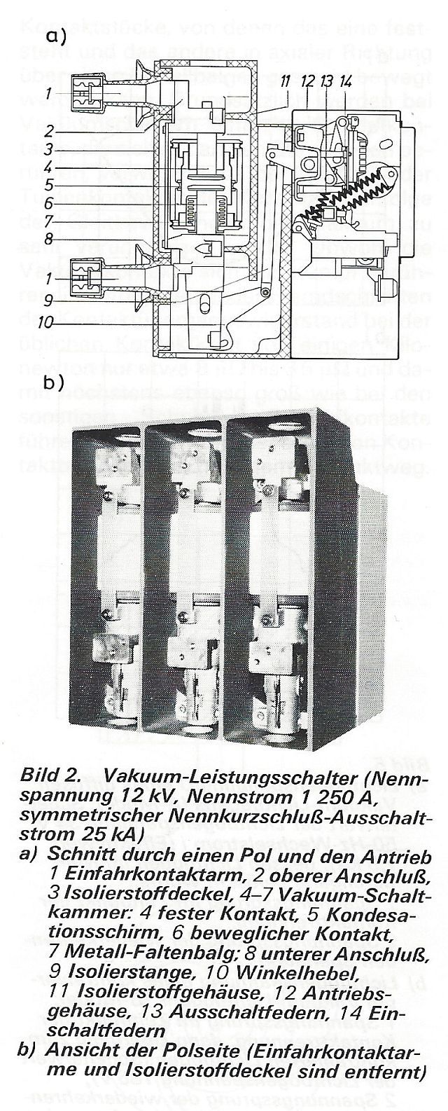 Bild 2. Vakuum-Leistungsschalter