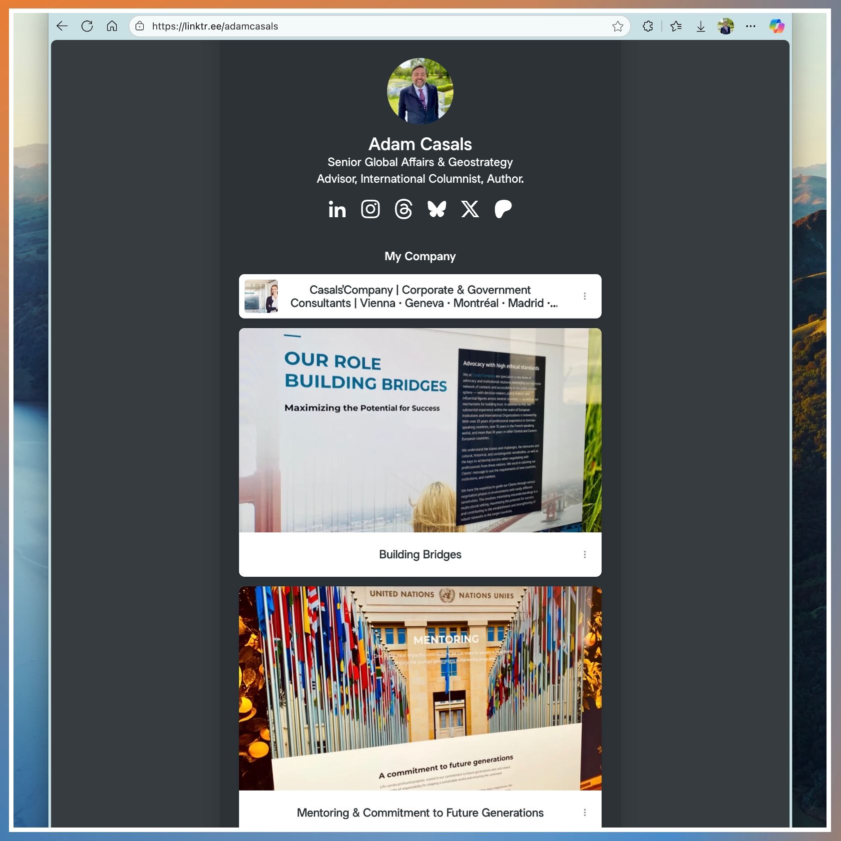 Adam Casals on linktr.ee