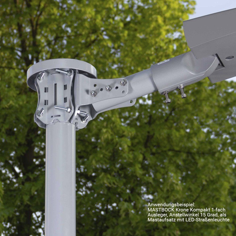 Mastmontage für Strassenleuchte