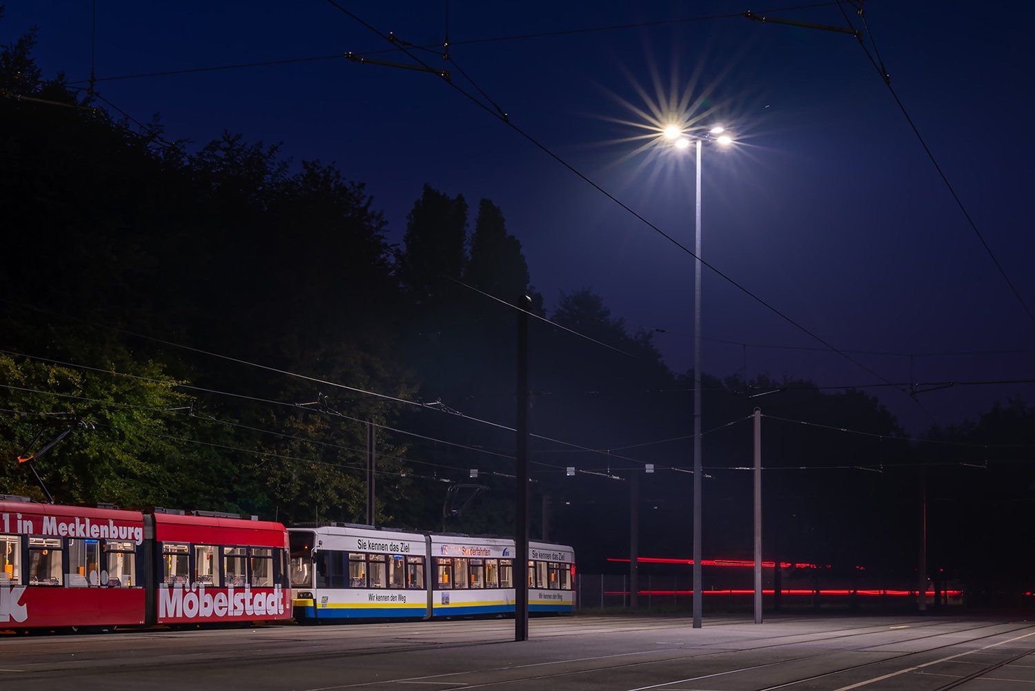 Masthalterungen Parklplatz