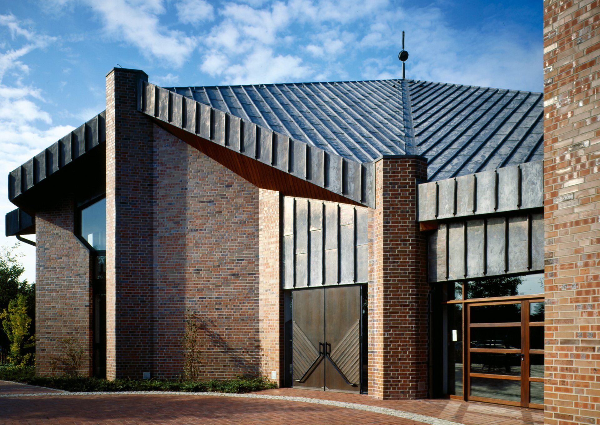 Walzblei-Hohlwulst-Eindeckung - Kirche in Kempen