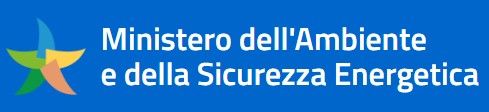 Logo del Ministero dell'Ambiente, che rappresenta il Ministero dell'Ambiente italiano e il suo impegno per la tutela ambientale.