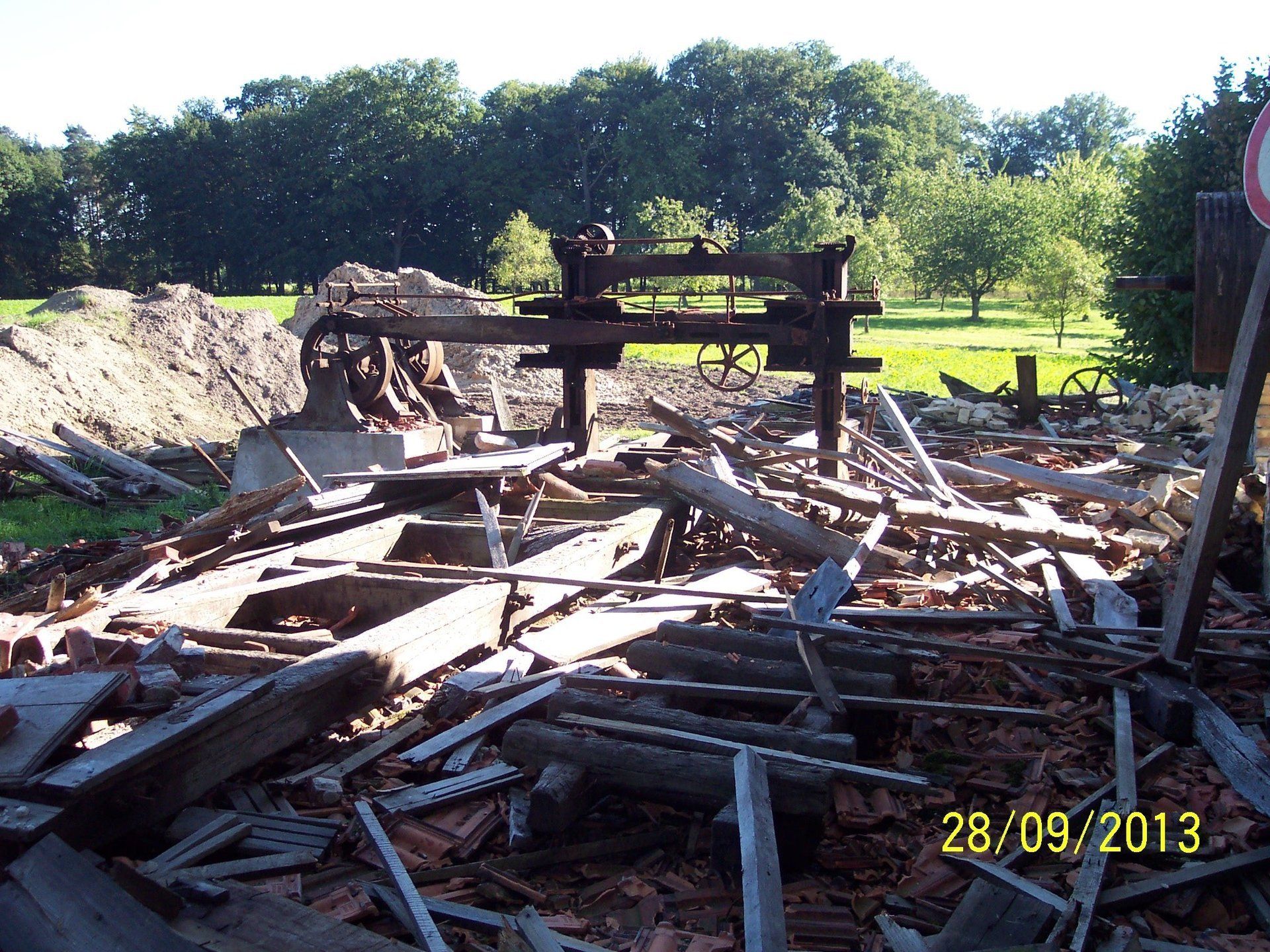 2014 - Aufbau Sägewerk