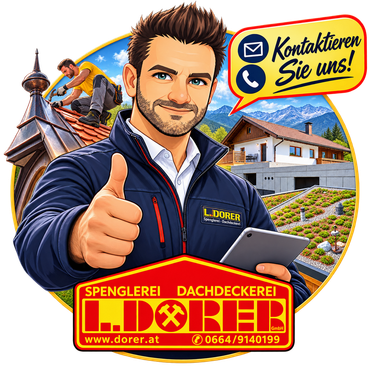 Kontaktieren Sie uns 06649140199 oder spenglerei@dorer.at