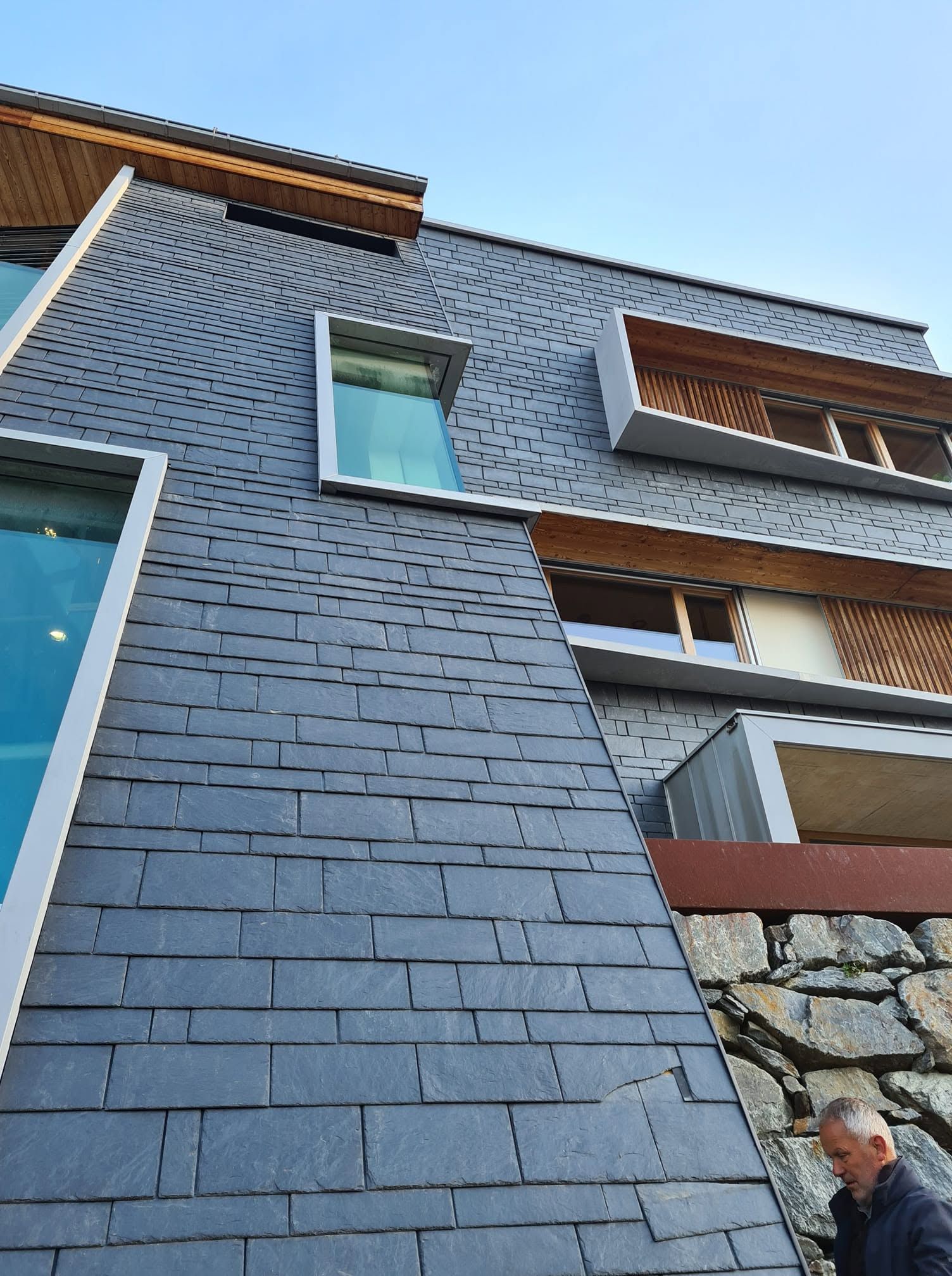 Naturschiefer Fassade in Osttirol