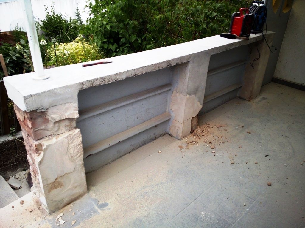 Handwerkliche Dienstleistungen Krall
Sanierung einer Mauer im Eingangsbereich
www.geruest-saarland.de
