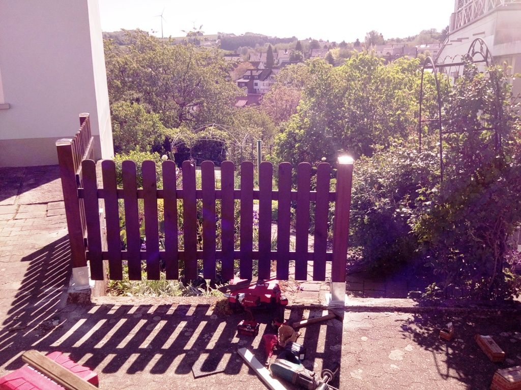 Handwerkliche Dienstleistungen Krall
Montage von einem Gartenzaun
www.geruest-saarland.de