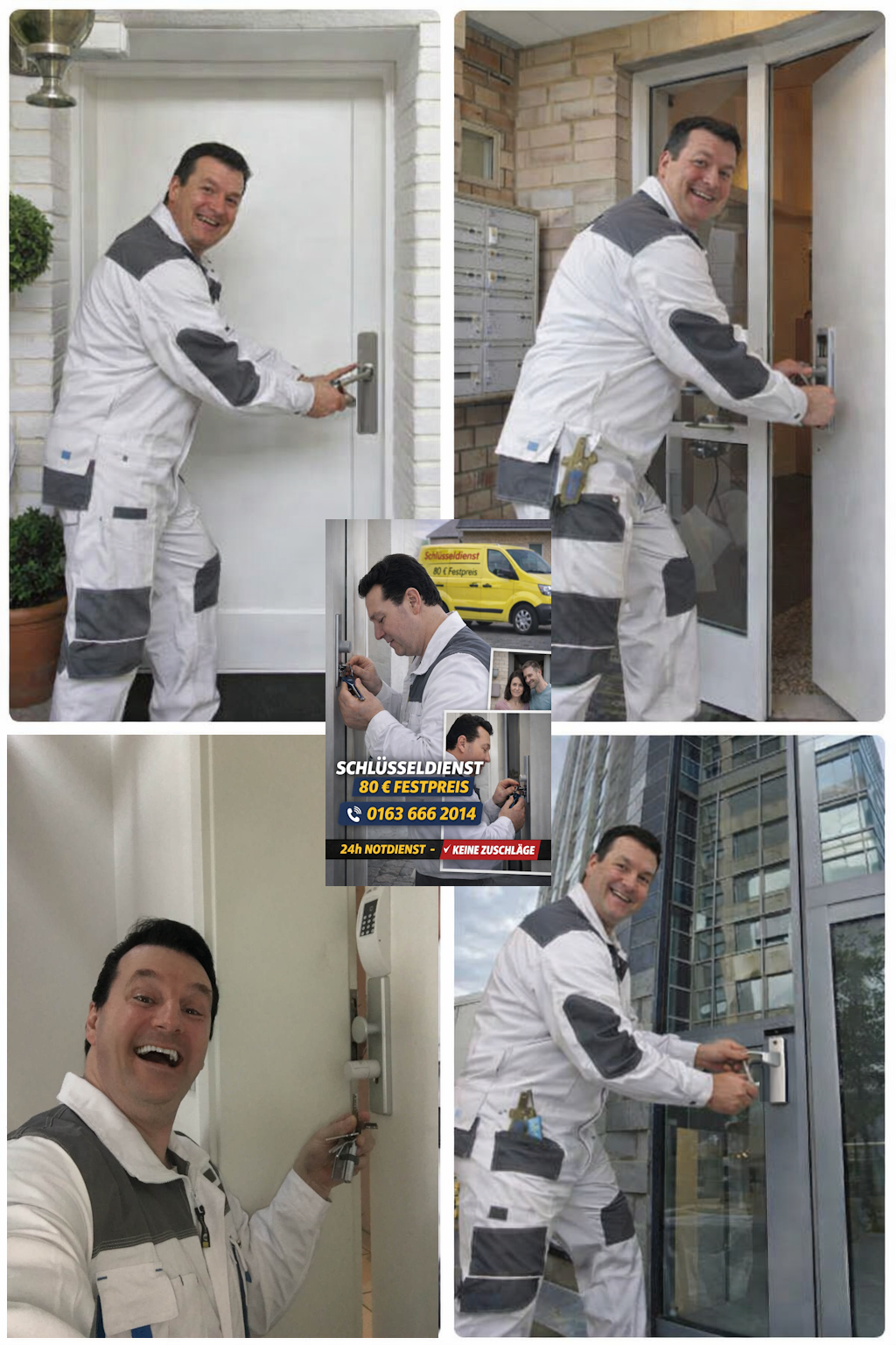 Schlüsseldienst Geilenkirchen - Tag und Nacht 80 Euro Festpreis für Tür öffnen