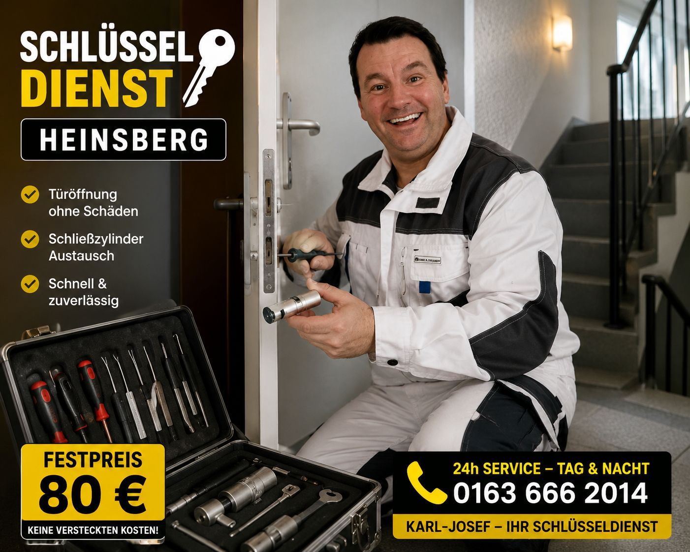 ? Schlüsseldienst Wassenberg – 24 Stunden Notdienst Türöffnung