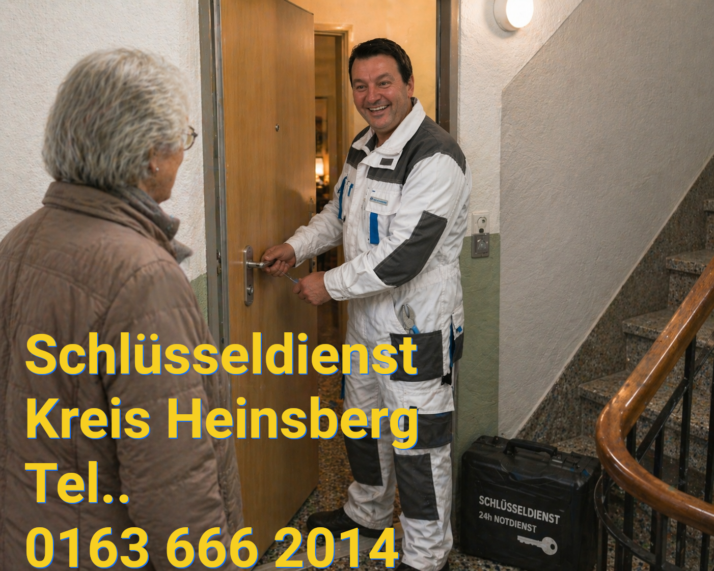 Schlüsseldienst Heinsberg - Monteur Karl - Josef Jörrißen - 0163 666 2014 - Sofort erreichbar