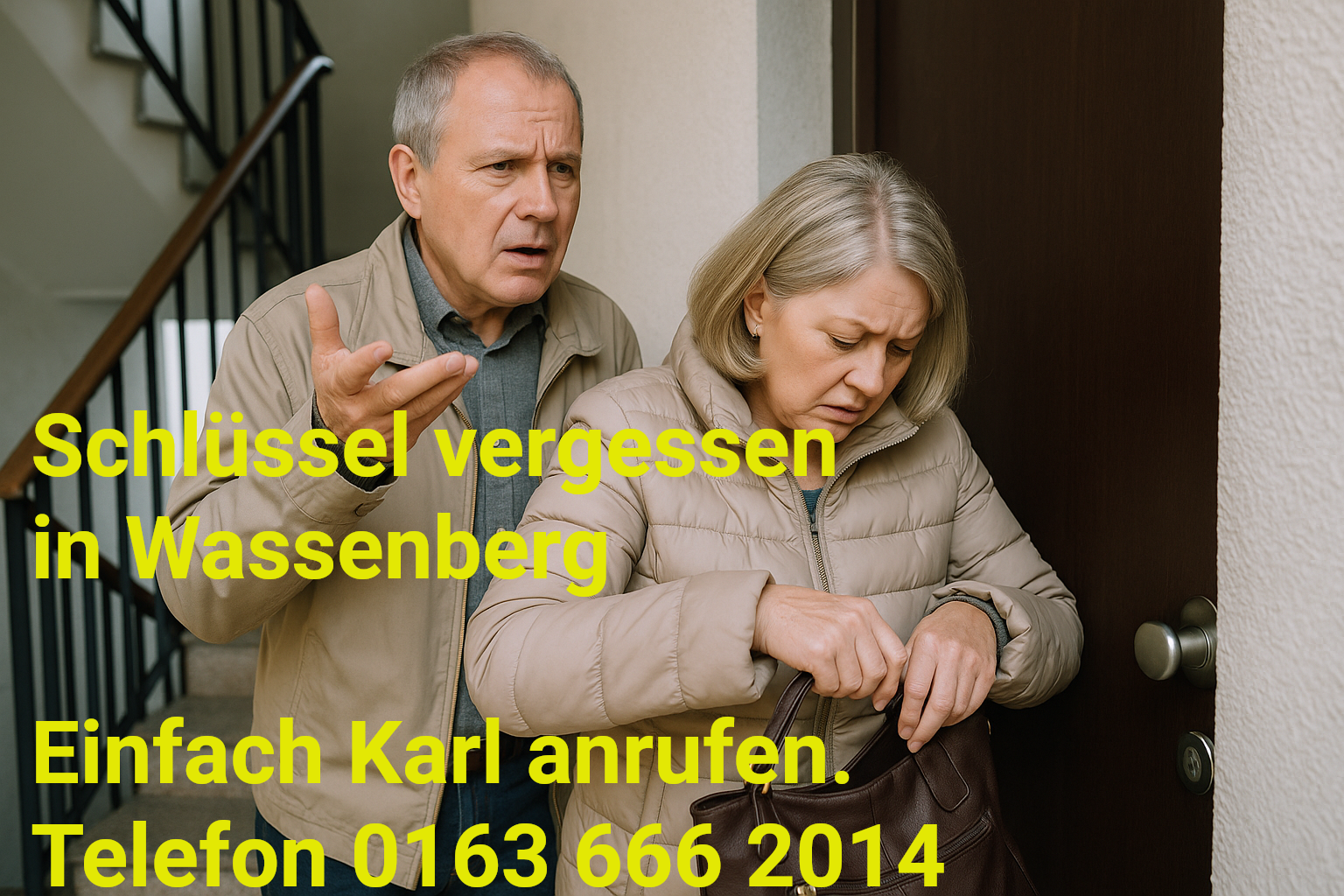 Schlüsseldienst anrufen in Wassenberg ! Karl Josef ist Sofort da !
