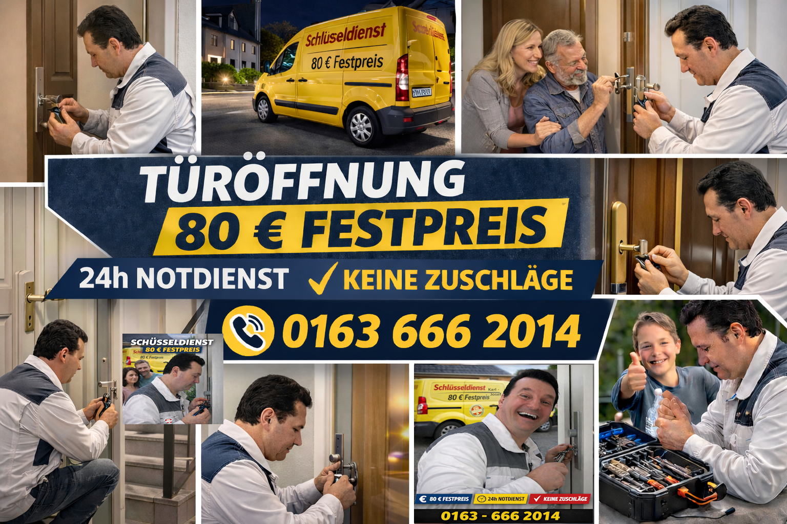 Schlüsseldienst Merkstein und Übach Palenberg zum Festpreis