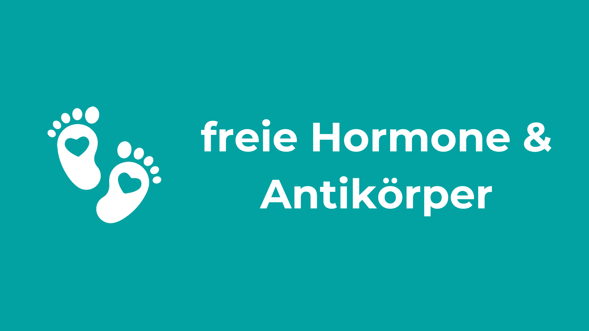 freie Hormone und Antikörper