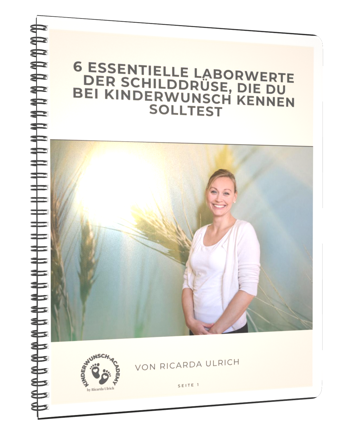 Mockup Schilddrüsen Ratgeber von Ricarda Ulrich