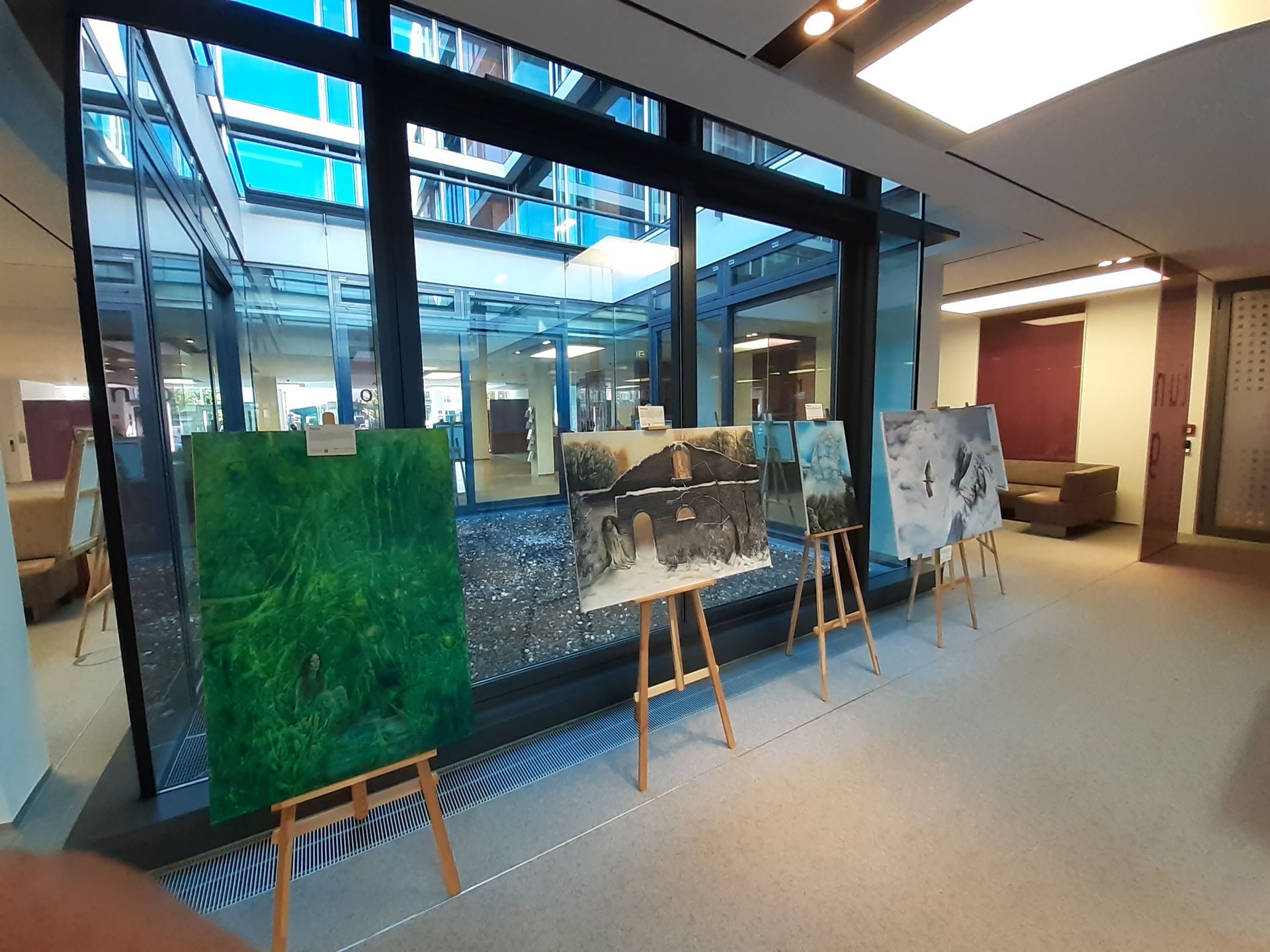 Sparkassenausstellung. Sparkasse Bad Reichenhall