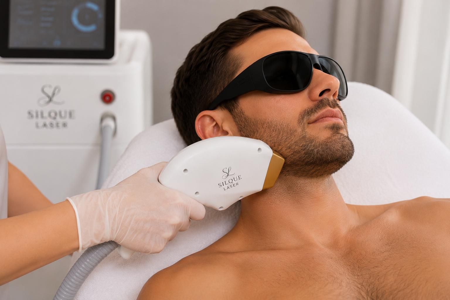 hautschonende Laser‑Haarentfernung auch für den Mann