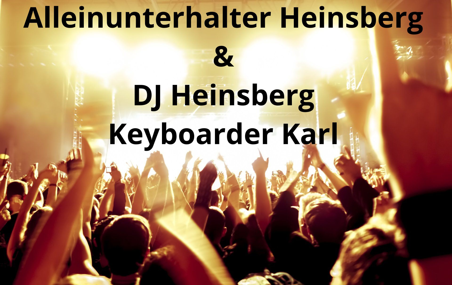 Alleinunterhalter Heinsberg - DJ Heinsberg - Keyboarder Karl