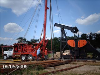An oil drill