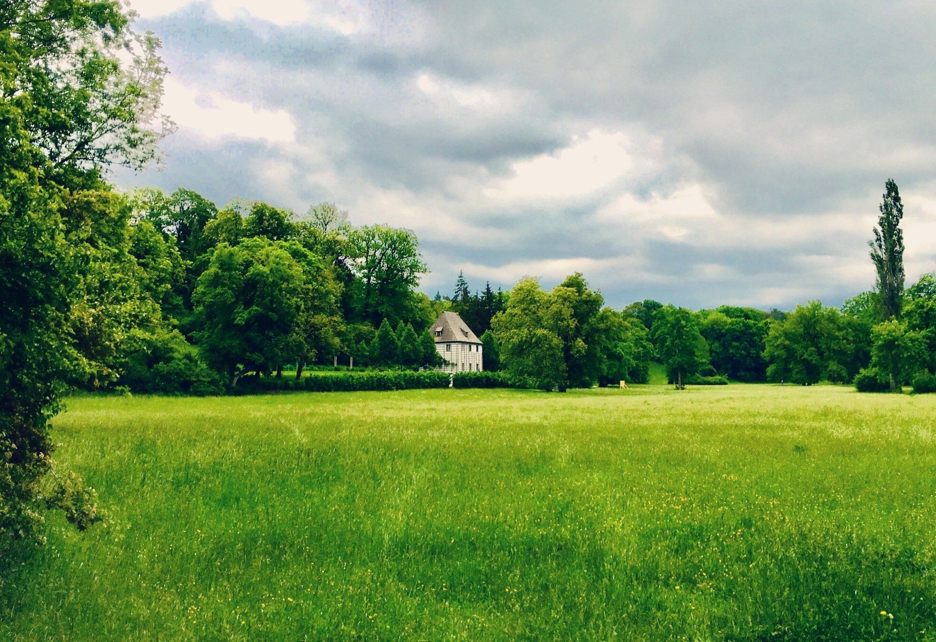 Der Park an der Ilm Goethes Gartenhaus Nadelöhr Schlangenstein