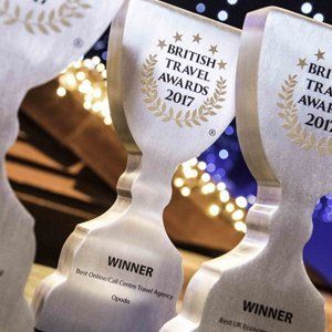 British Travel Awards 2017 Trophies