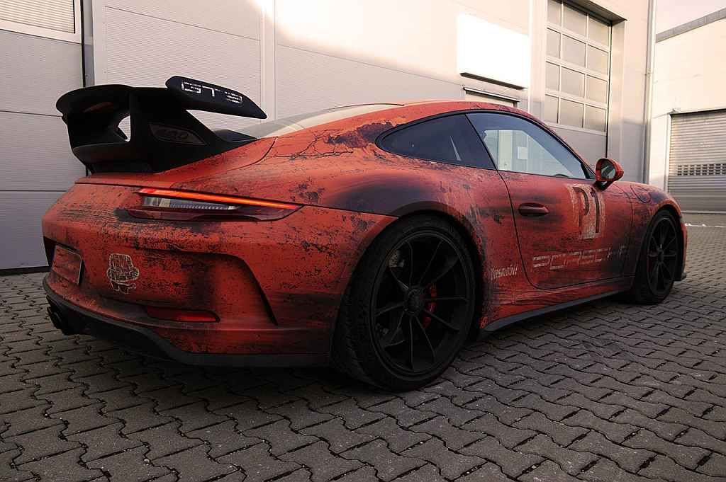 Porsche 991 GT3 Spezial Folierung Jägermeister, Einzelstück DI-Automobile GmbH 