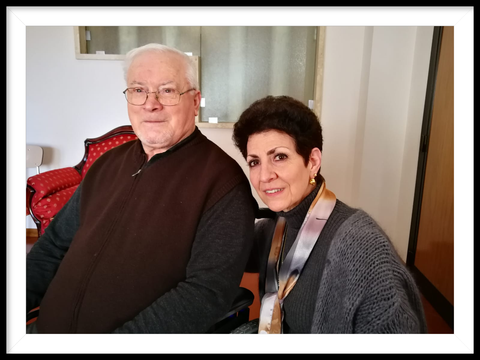 While in San Giovanni Rotondo,  we took time to visit dear friends.  This is Padre Paolino Cilente, Capp. He knew and lived with Padre Pio.  How wonderful to spend time reminiscing,  listening to personal testimonials and receiving encouragement and wise counsel . A privilege indeed!