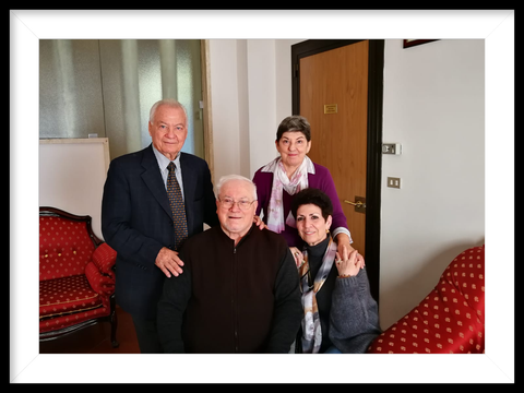 here we are with Maestro Elia Stelluto and his dear sister Maria.