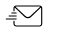 Briefumschlagsymbol mit einem nach links zeigenden Pfeil, das die Funktion „E-Mail beantworten“ oder „Zurücksenden“ anzeigt
