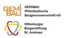 Logos und Firmenbezeichnungen der Gemibau und St. Andreas Stiftung