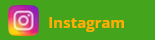 Unser Instagram-Profil. Instagram-Logo auf grünem Hintergrund mit pink-orangefarbenem Farbverlaufssymbol und gelbem Text