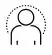 Symbol einer Person in einem Kreis die auf eine oder mehrere Personen hinweist. 