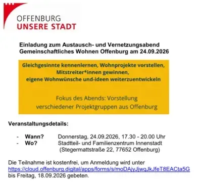 Veranstaltung der Stadt Offenburg