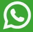 Für Sie sind wir über WhatsApp erreichbar! Weißes WhatsApp-Chat-Symbol auf quadratischem Hintergrund