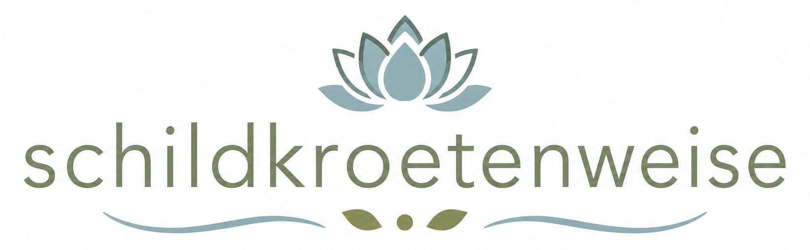 schildkrötenweise Schriftlogo