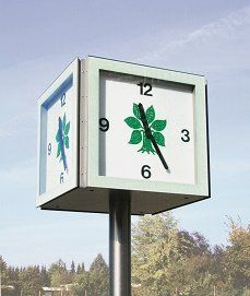 Groß- und Werbeuhren