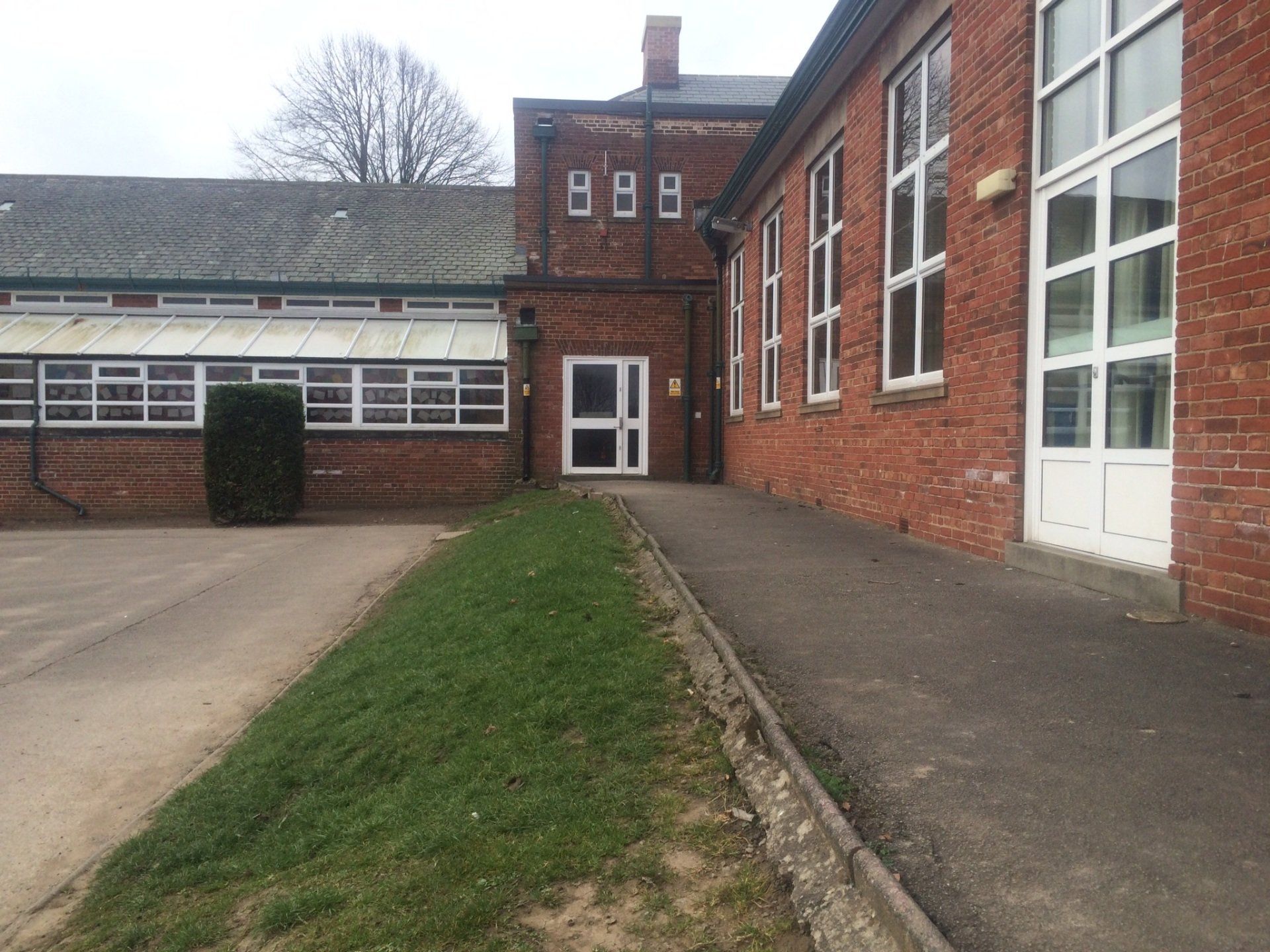Disabled Access at a School Before